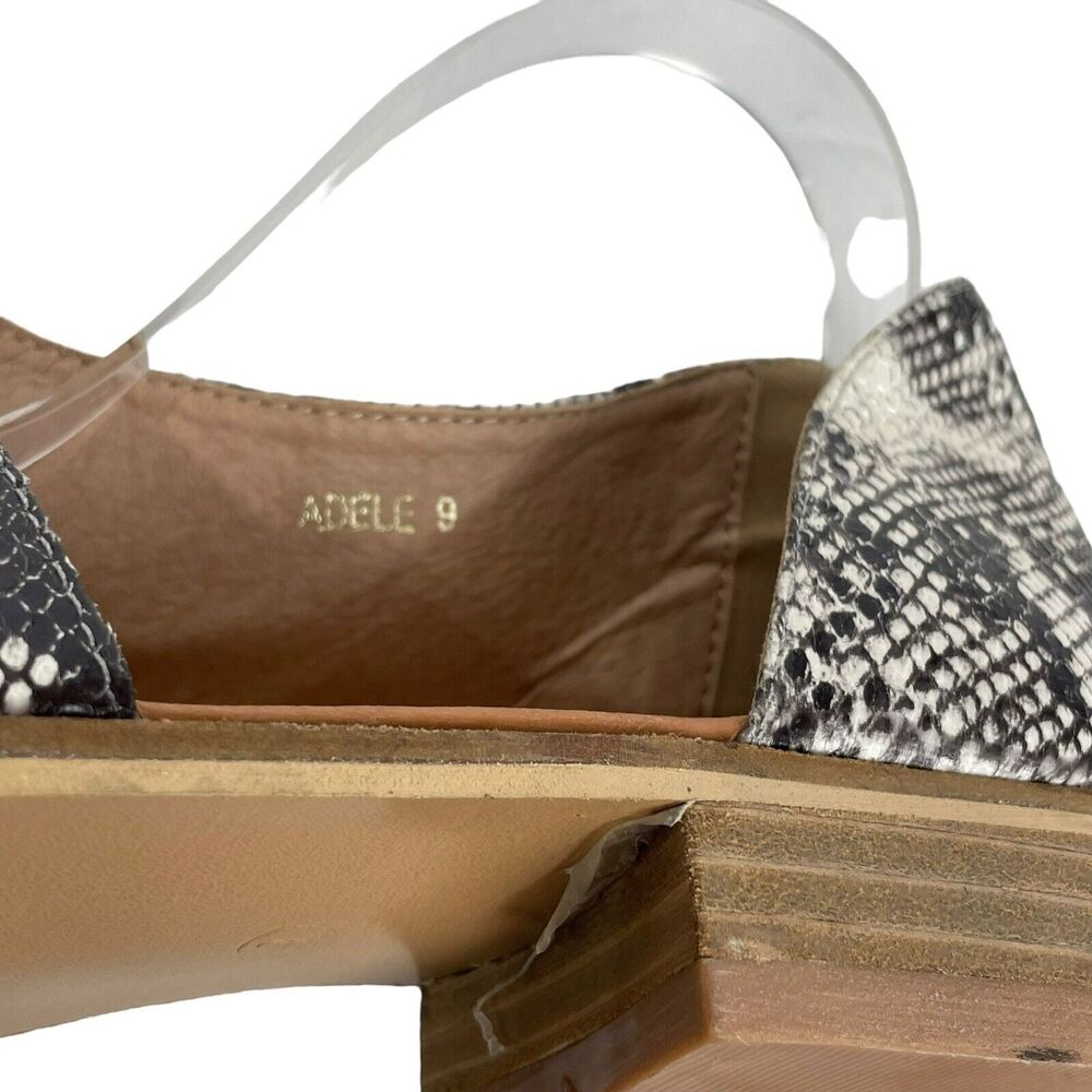 Ccocci Adele snake print python flat sandals Size… - image 4